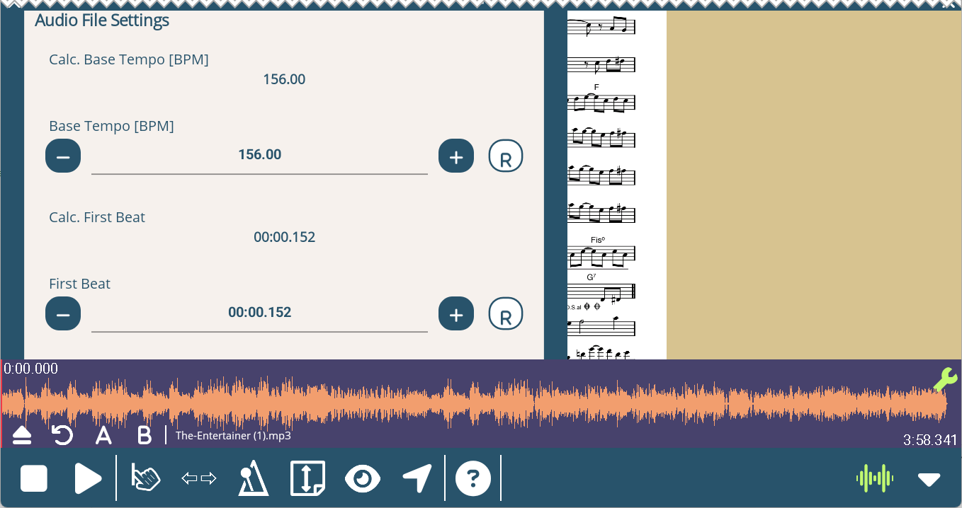 Import Song Screen Screenshot