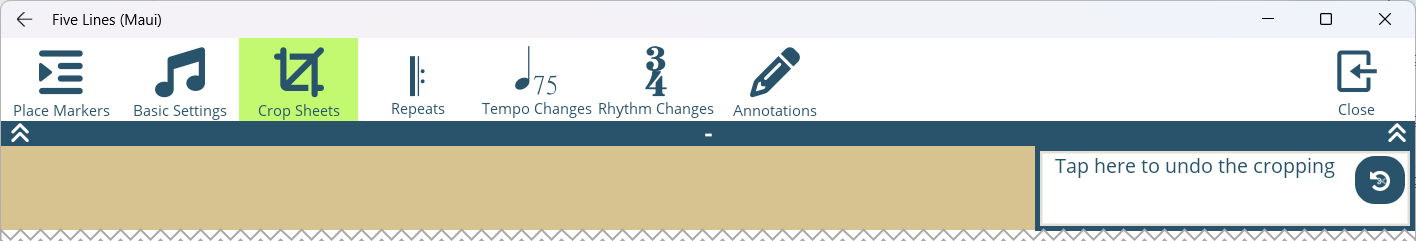 Import Song Screen Screenshot
