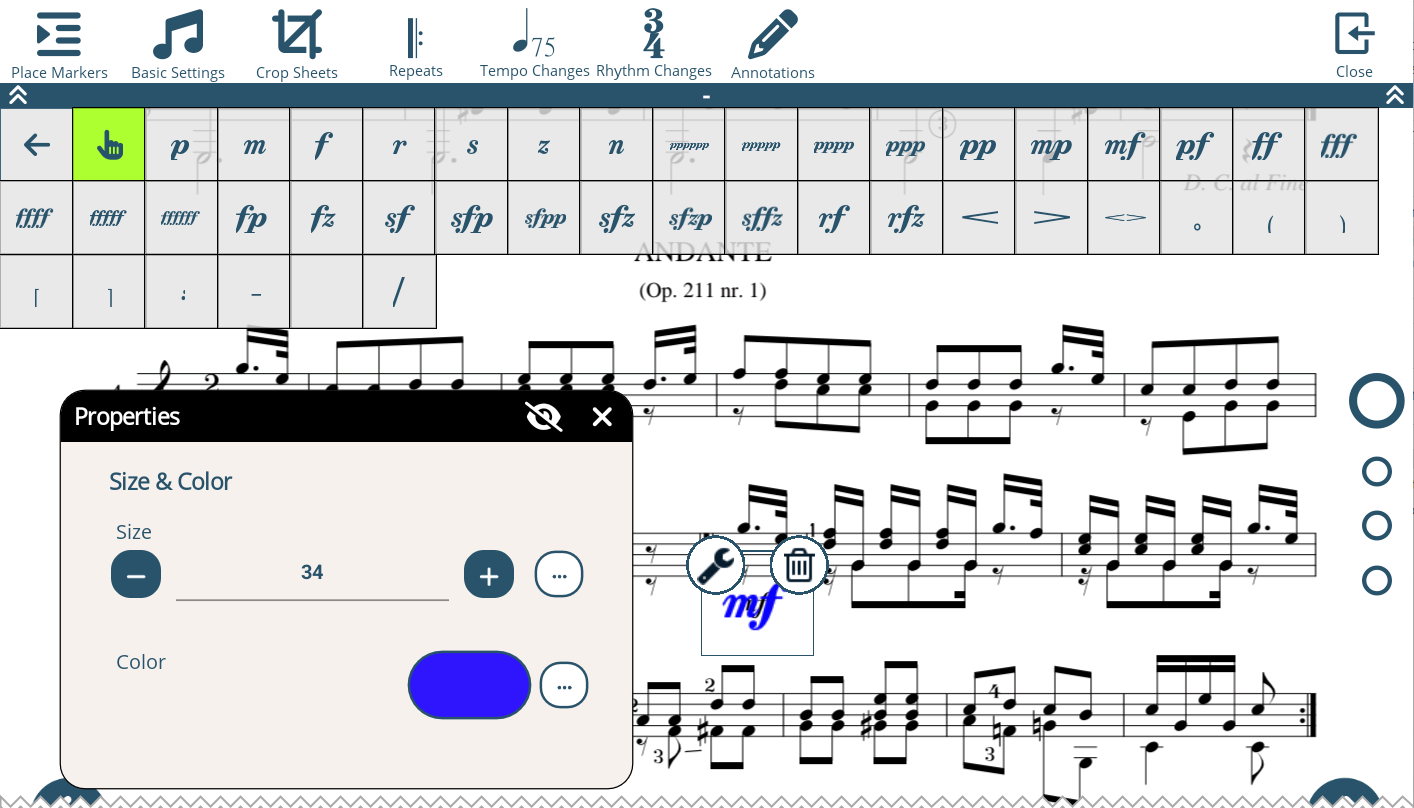 Symbol Annotations Screenshot